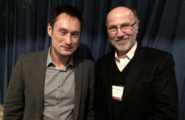 Dr Jay Parker (left) was commended Bruce Harkness Young Scholar Award.