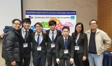 HSMC Team Second Runner-up in DataDevelop 2018 Student Case Competition