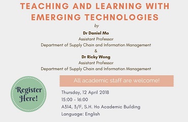 Teaching and Learning with Emerging Technologies