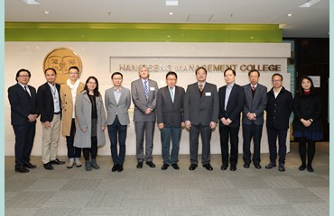 Panel members with the programme team