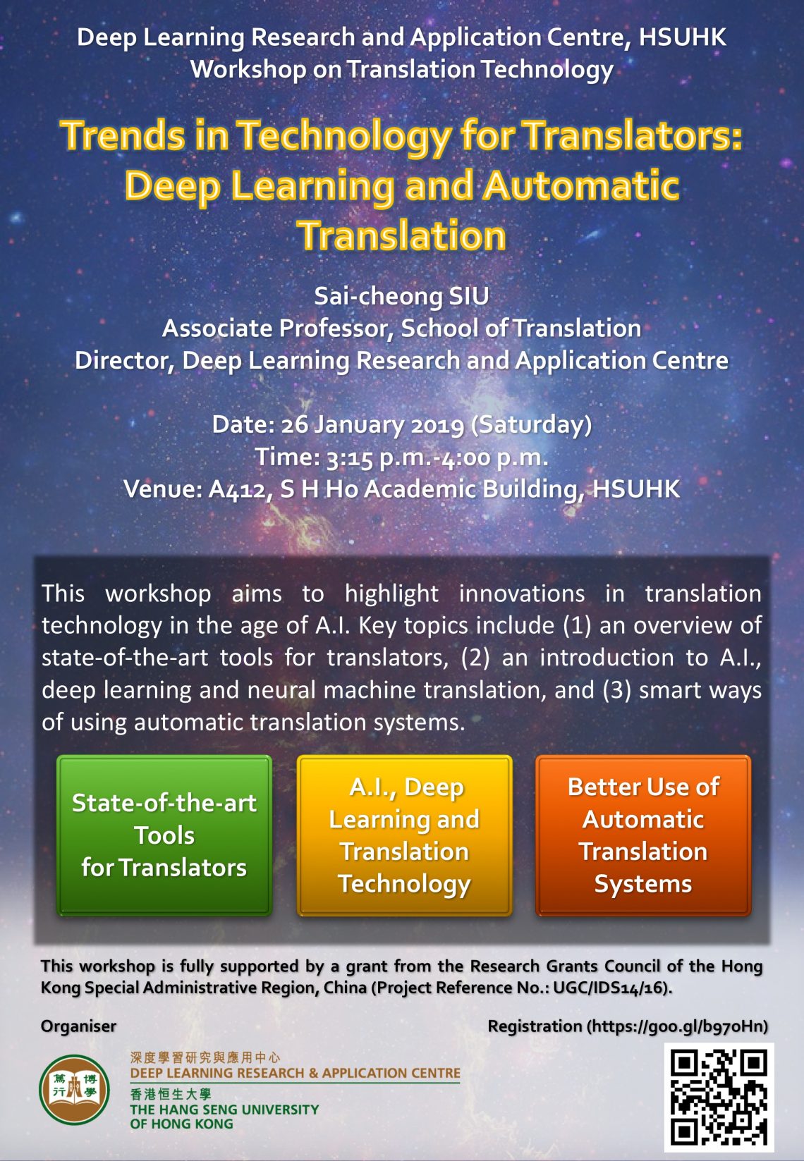 Workshop on Legal Analytics - The YIN and YANG of A.I. in the legal industry - a replacement of just a disruption?