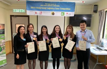 HSUHK Students took Championship and First Runner-up in Hong Kong Logistics Case Competition 2019