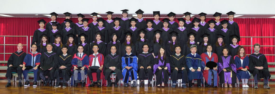 Graduating students of Bachelor of Management Science and Information Management (Honours) and their teachers