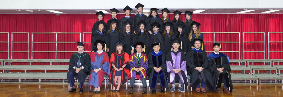 Graduating students of Bachelor of Arts in English (Honours) and their teachers