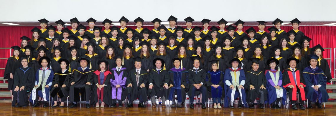 Graduating students of Bachelor of Business Administration (Honours) - Marketing Concentration and their teachers