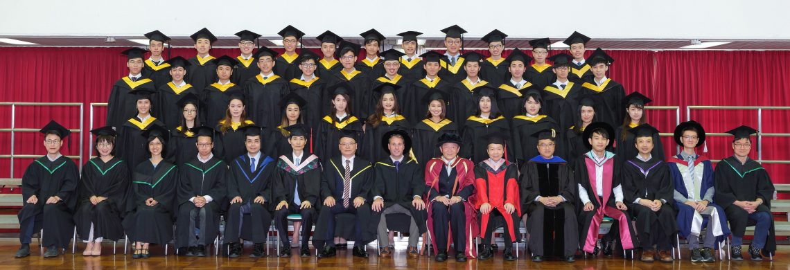 Graduating students of Bachelor of Business Administration (Honours) in Financial Analysis and their teachers