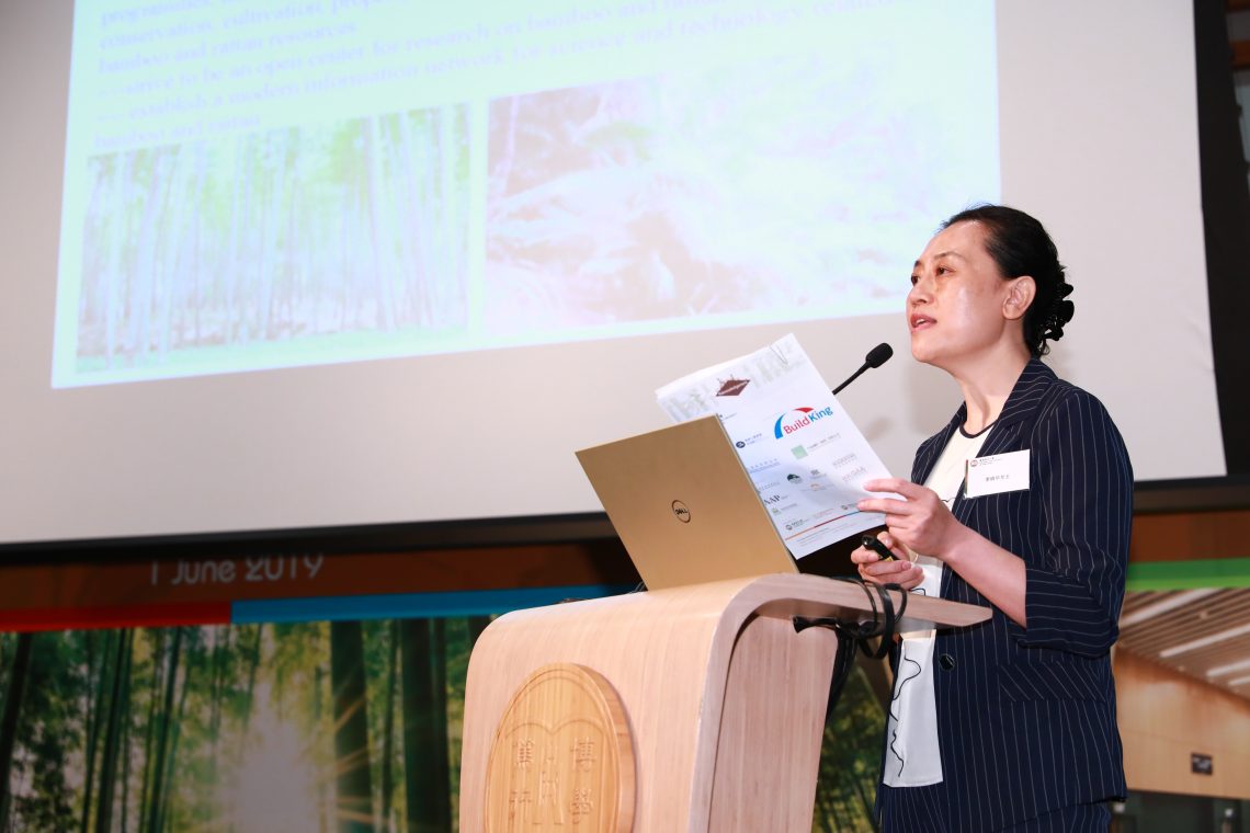 Deputy Director General and Senior Engineer Ms Li Xiao-hua states that bamboo, as a new and popular green product, would play an important role in future economic development.