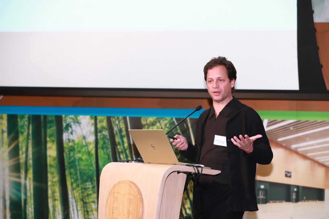 Founder of Studio Cardenas Conscious Design Mr Mauricio Cardenas Laverde demonstrating the achievement of sustainable development through the innovative applications of bamboo on structure and design of buildings