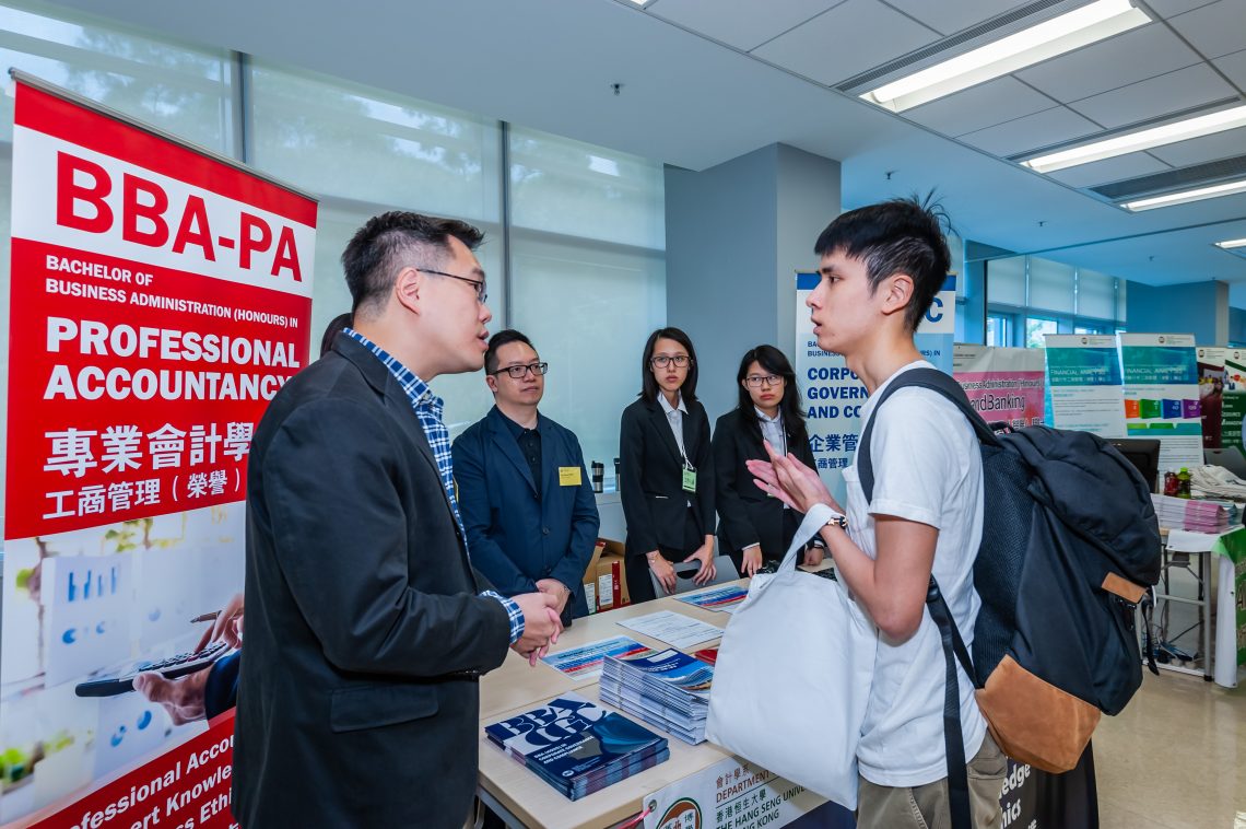 Students having programme consultation with academics