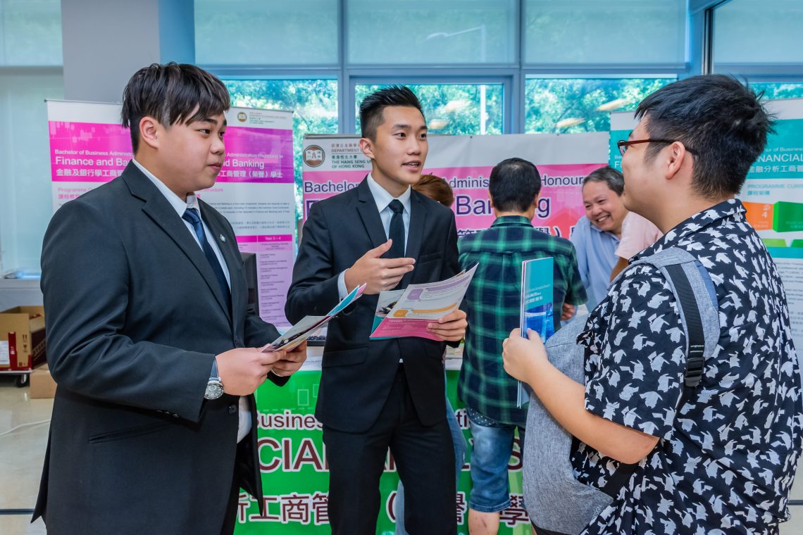 Students having programme consultation with academics