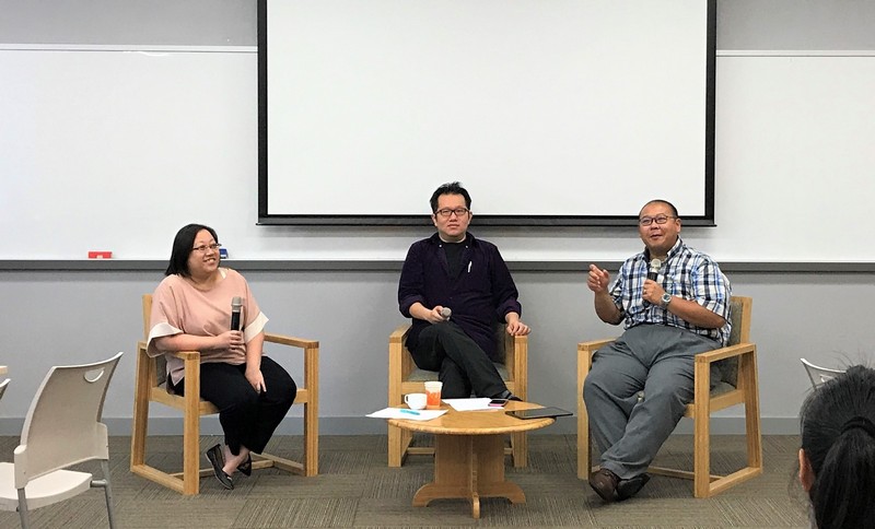 “Forum on Creating a Welcoming, Positive and Productive Learning Environment” was conducted by Ms Joey Lee, Senior Lecturer of Department of Accountancy (left); Dr Chan Chi Kit, Associate Professor of School of Communication (middle) and Dr Michael Chan, Senior Lecturer of Department of Social Science (right).