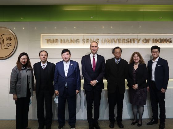 The U.S. Consul General to Hong Kong & Macau Mr Hanscom Smith visited HSUHK