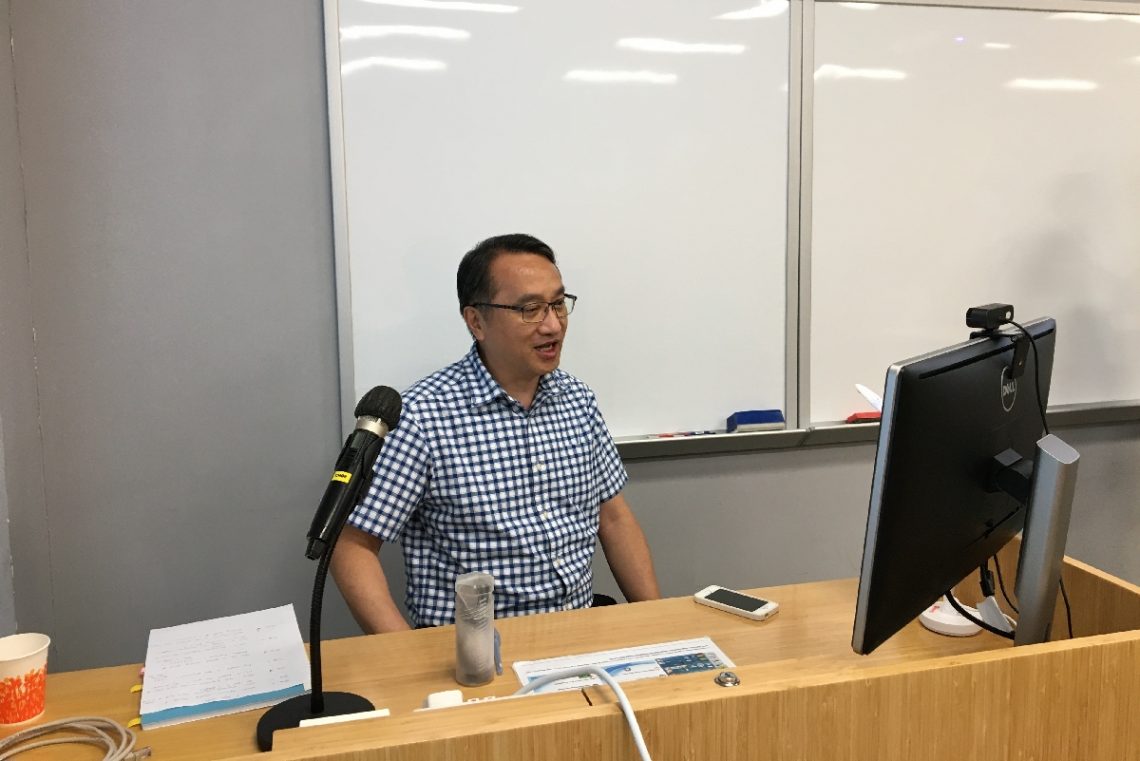 Dr Ben Cheng, Director of CTL, welcomes new academic staff to the Induction Programme.
