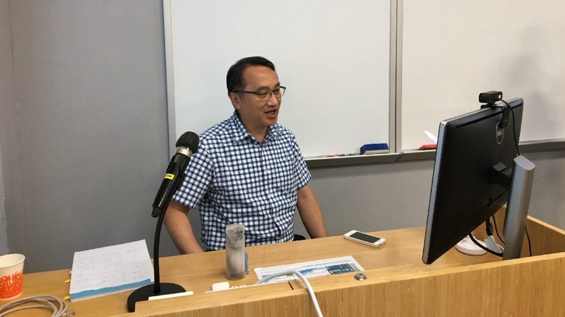 Dr Ben Cheng, Director of CTL, welcomes new academic staff to the Induction Programme.