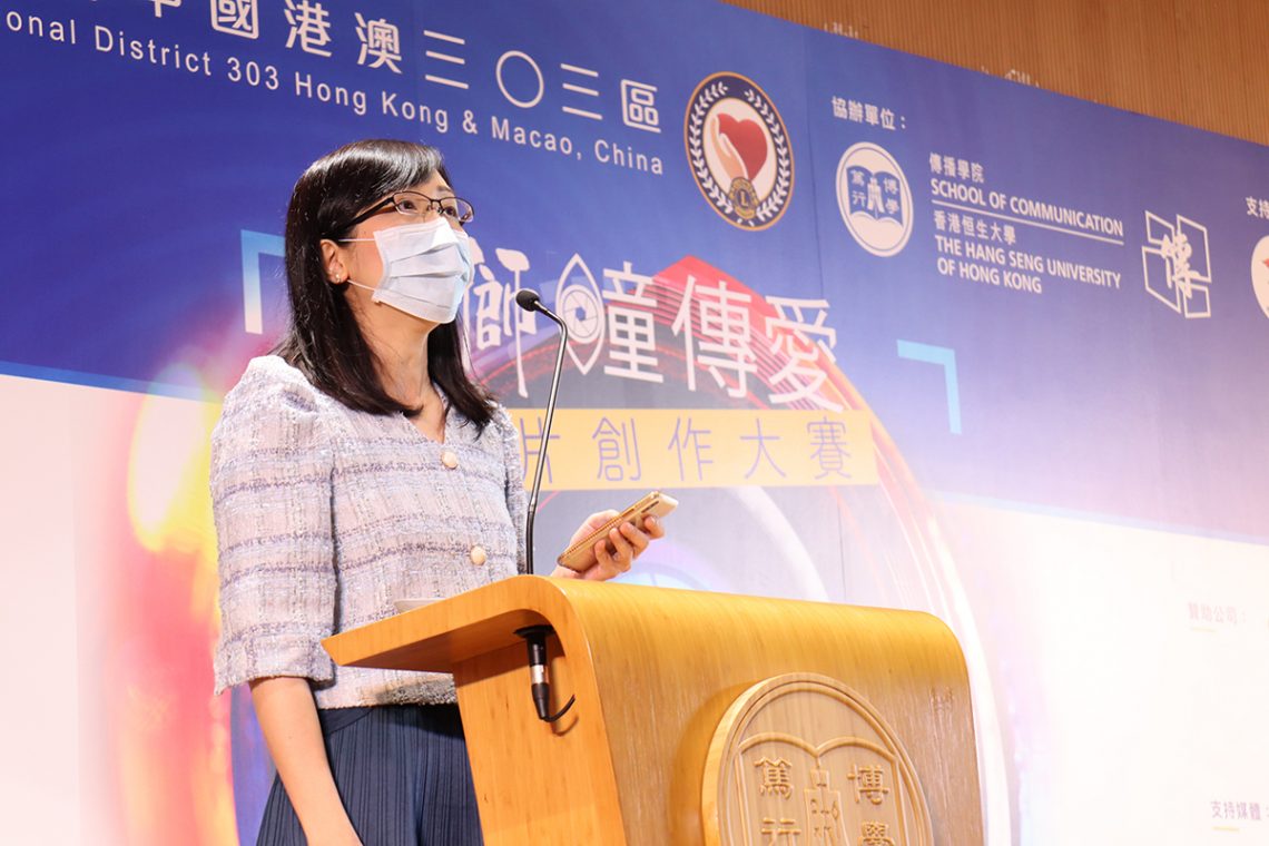 Dr Nancy Yuen, President of The College of Ophthalmologists of Hong Kong, explains the importance of preventing people from being short-sighted in Hong Kong due to the high percentage of population having myopia.