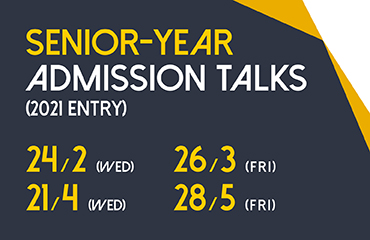 Senior-Year Admission Talks (2021 Entry )