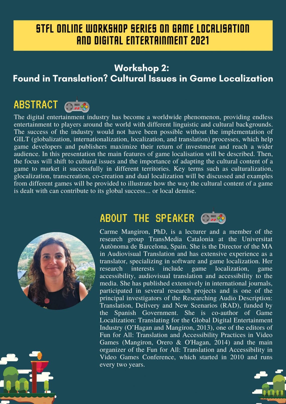 [STFL Online Workshop Series on Game Localisation and Digital Entertainment 2021] Workshop 2_abstract