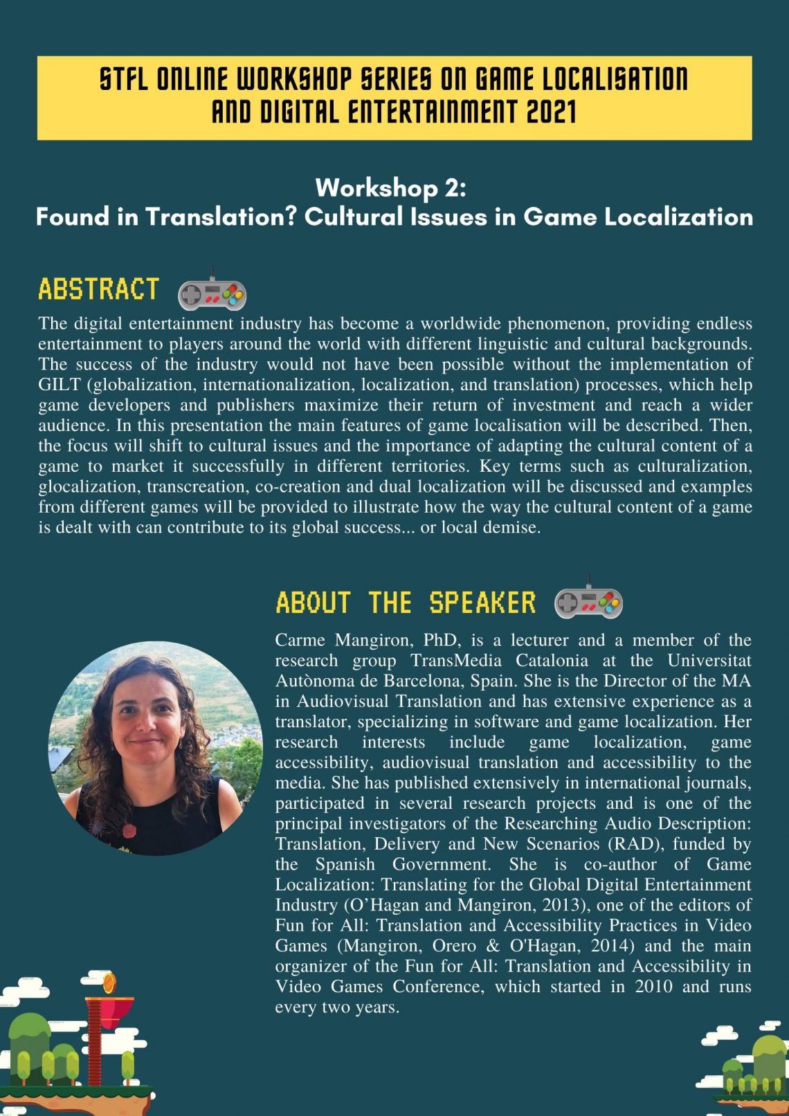 [STFL Online Workshop Series on Game Localisation and Digital Entertainment 2021] Workshop 2_abstract