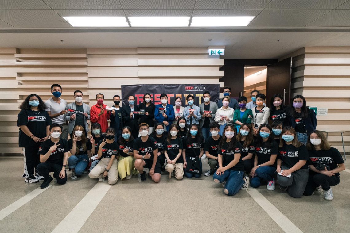HSUHK student volunteers make TEDxHSUHK 2021 happen in different capacities including speaker buddies, multimedia production, promotion, stage and site management._2