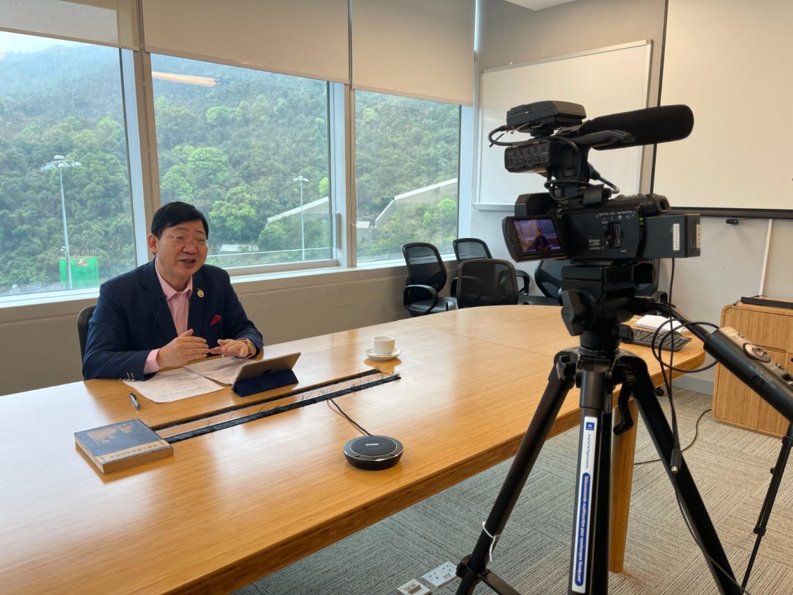 President Simon Ho filmed a short Q&A video to answer participant’s questions