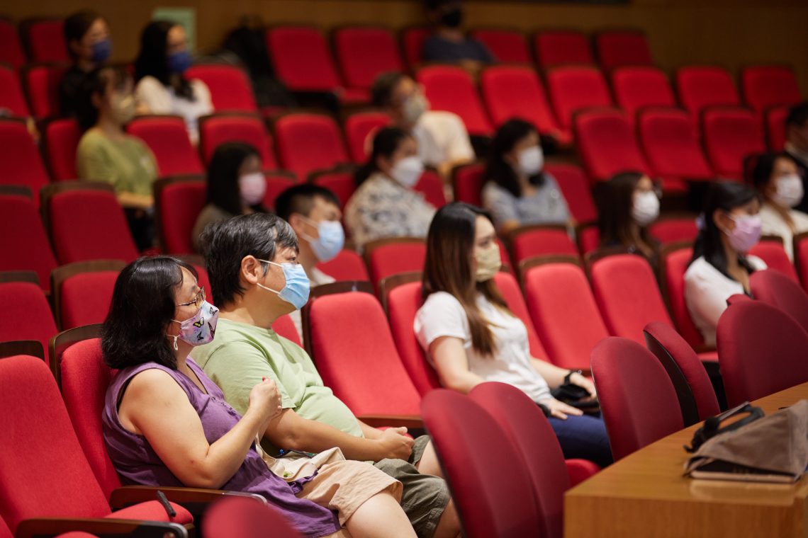 The audience enjoyed the performance at Fung Yiu King Hall.