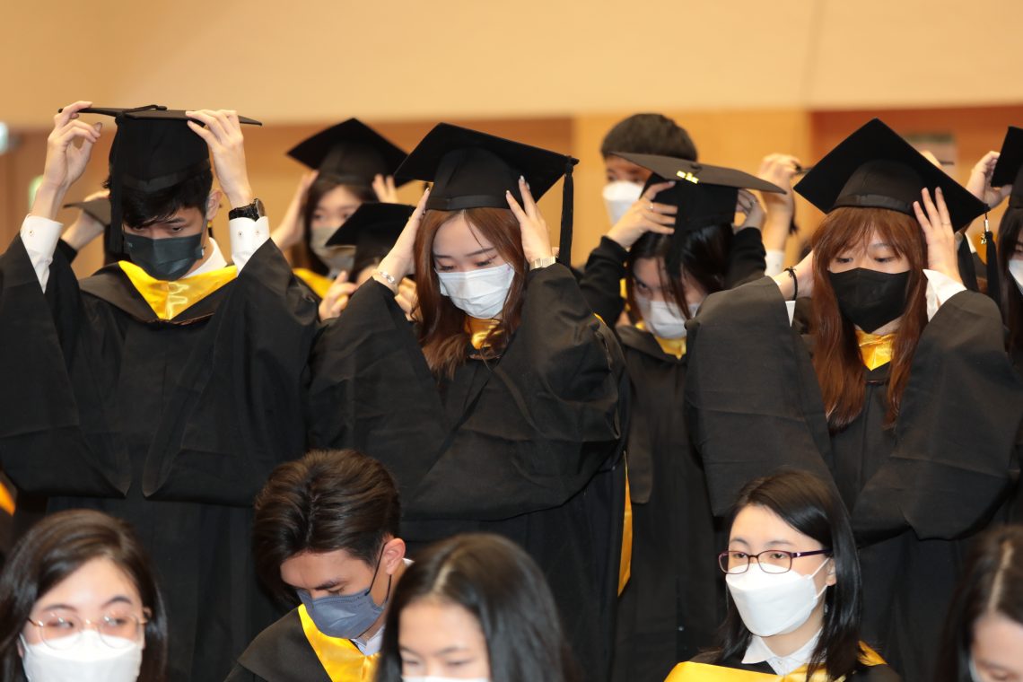 Degrees are conferred on nearly 1,900 graduates at the HSUHK Graduate Ceremony.