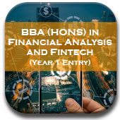 BBA (Hons) in FINANCIAL ANALYSIS AND FINTECH (YEAR 1 ENTRY)