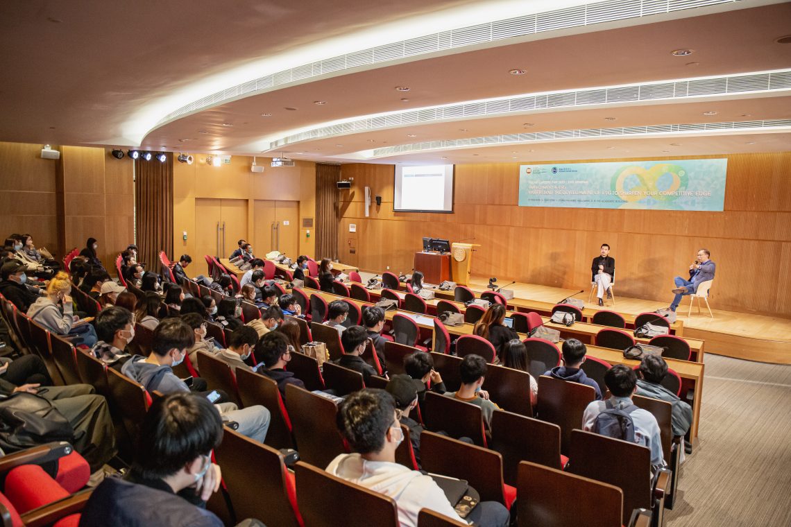 Photo 6: Students participate in various featured seminars at the Fair.