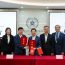 Professor Ho signed an MoU with Mr Lucas Deng, Chairman of Affiliated School of JNU for Hong Kong and Macao Students.
