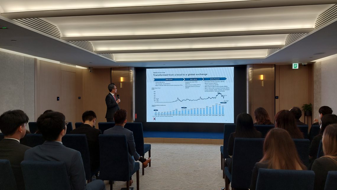 Mr Yiu shares the historical development of HKEX and its role as a ‘super-connector’ in the global financial market.