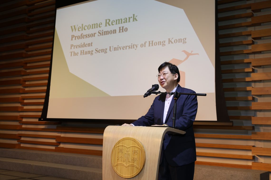 President Ho delivers welcome remarks at the opening ceremony