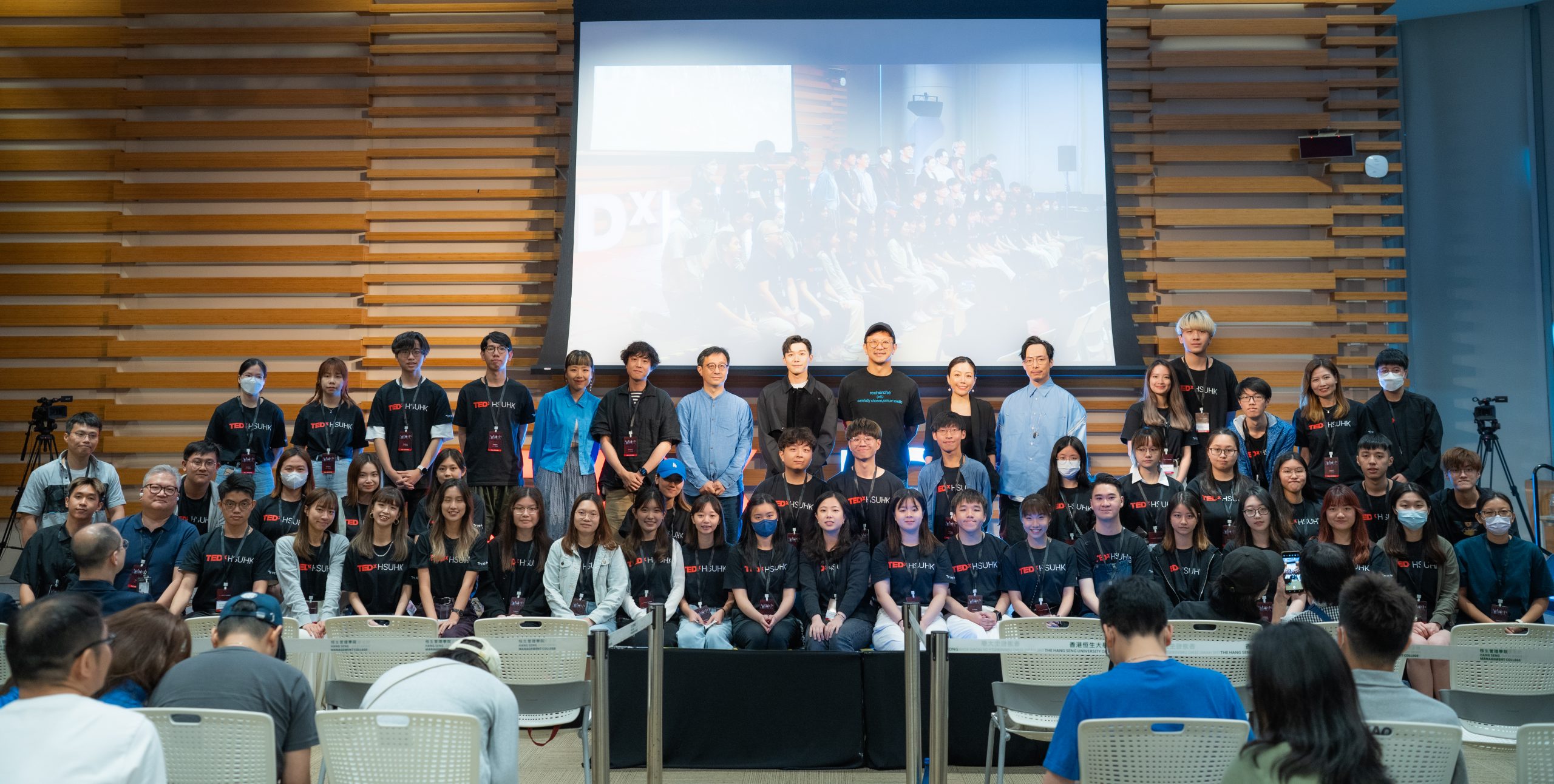 TEDxHSUHK2023 全體人員與講者大合照