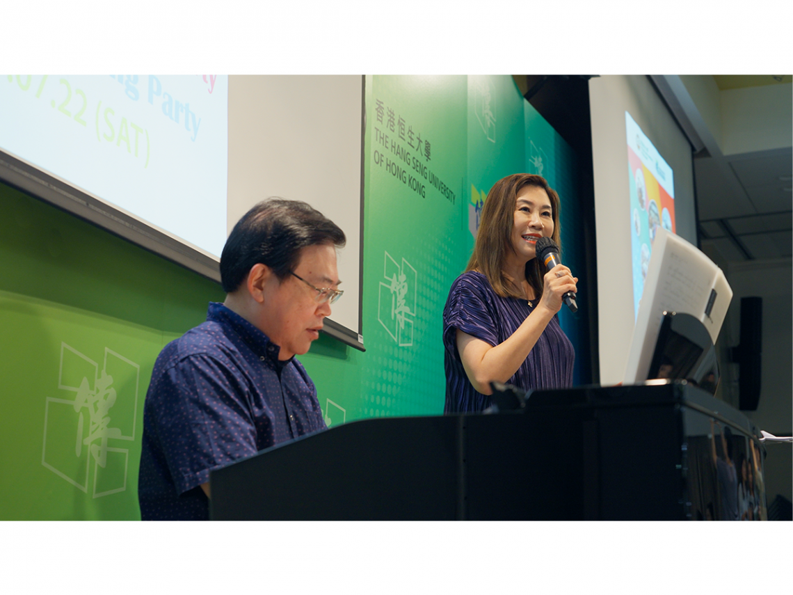 Professor Tso sings as Professor Chiu plays the piano