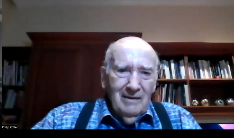 Professor Kotler emphasises the need for a new theory of management.